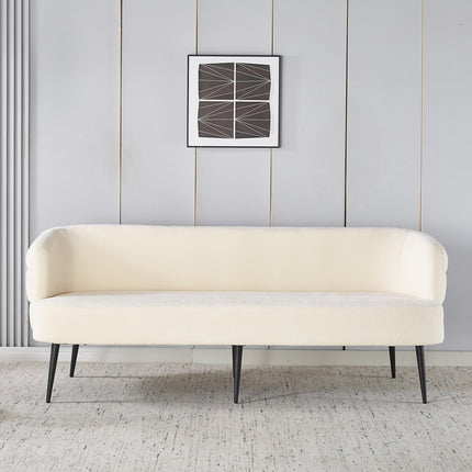 Eetkamerbank Quinn 200cm beige chenille