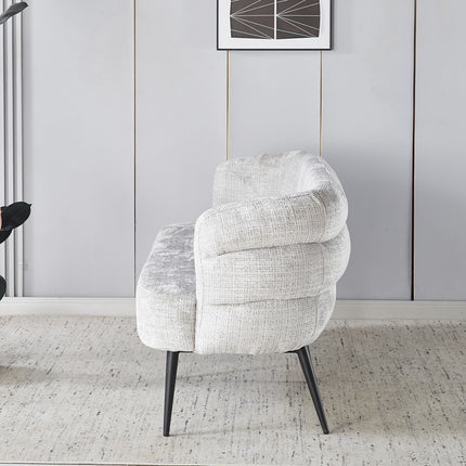 Eetkamerbank Quinn 160cm grijs chenille