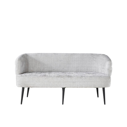 Eetkamerbank Quinn 160cm grijs chenille