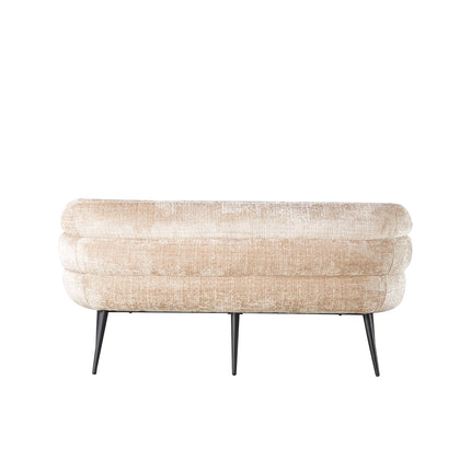 Eetkamerbank Quinn 160cm taupe chenille
