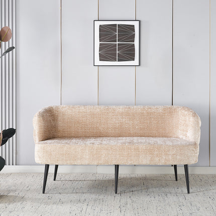 Eetkamerbank Quinn 160cm taupe chenille