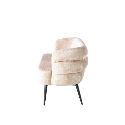 Eetkamerbank Quinn 160cm taupe chenille