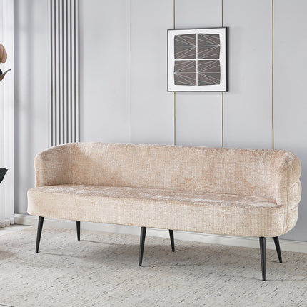 Eetkamerbank Quinn 200cm taupe chenille