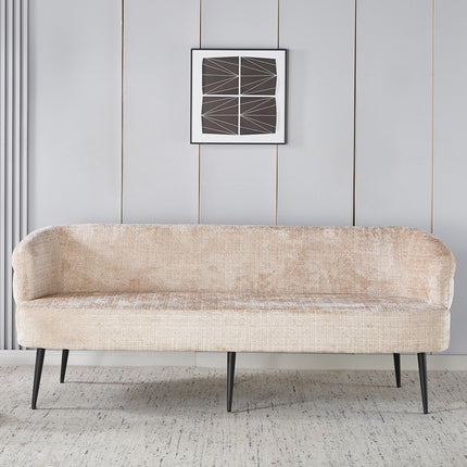 Eetkamerbank Quinn 200cm taupe chenille