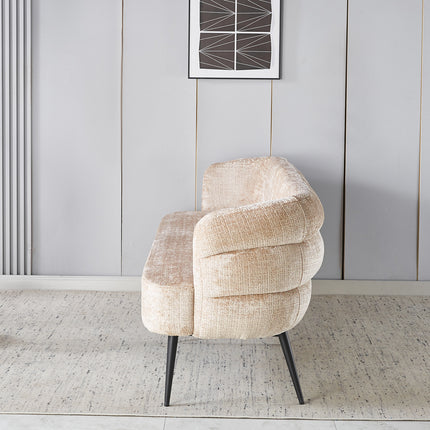 Eetkamerbank Quinn 200cm taupe chenille