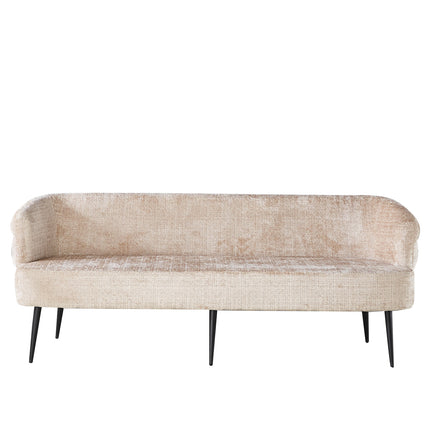 Eetkamerbank Quinn 200cm taupe chenille