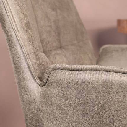 SET DEAL 4 stuks: Eetkamerstoel donkergroen microvezel Bowie