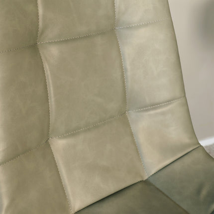 SET DEAL 4 stuks: Eetkamerstoel groen kunstleder Catoo