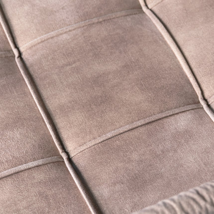 Eetkamerstoel beige velvet Indy