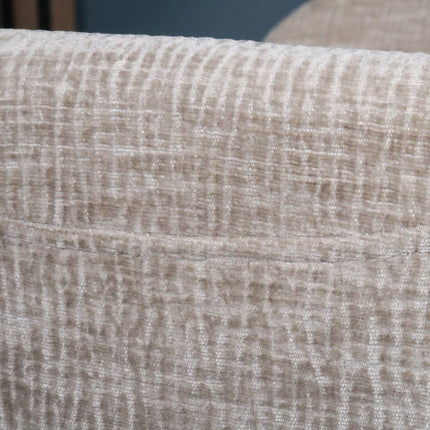 SET DEAL 6 stuks: Eetkamerstoel draaibaar taupe stof Lieve