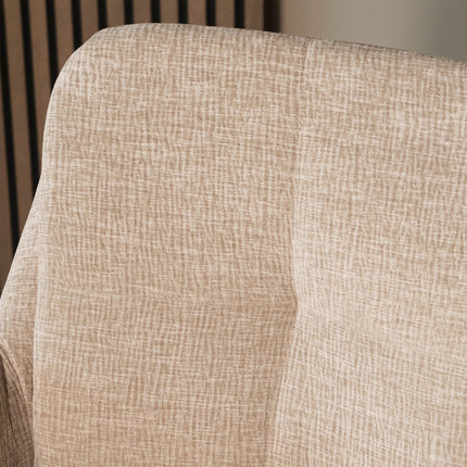 SET DEAL 4 stuks: Eetkamerstoel draaibaar taupe stof Lieve