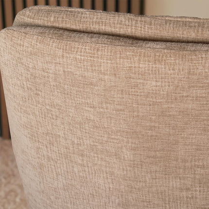 SET DEAL 4 stuks: Eetkamerstoel draaibaar taupe stof Lieve