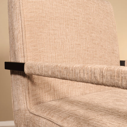 SET DEAL: 6 stuks Eetkamerstoel Milan beige chenille