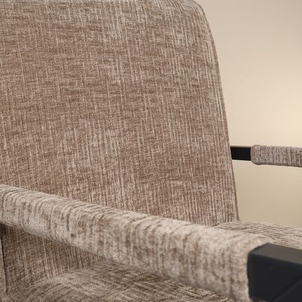 SET DEAL: 6 stuks Eetkamerstoel Milan taupe chenille