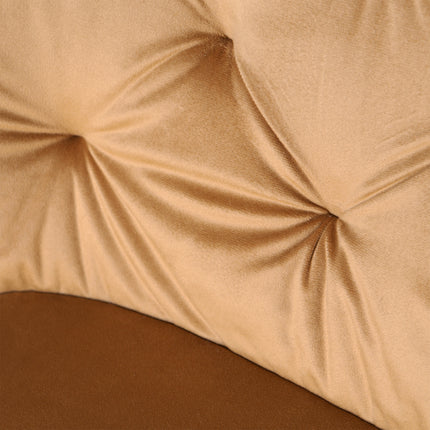 Eetkamerstoel goud velvet Paco