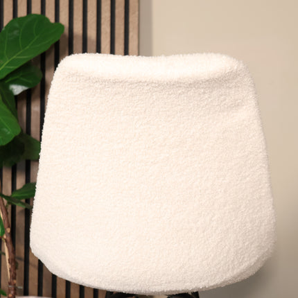 Eetkamerstoel beige teddy Viga