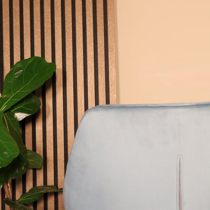 SET DEAL 6 stuks: Eetkamerstoel blauw velvet Yurgan
