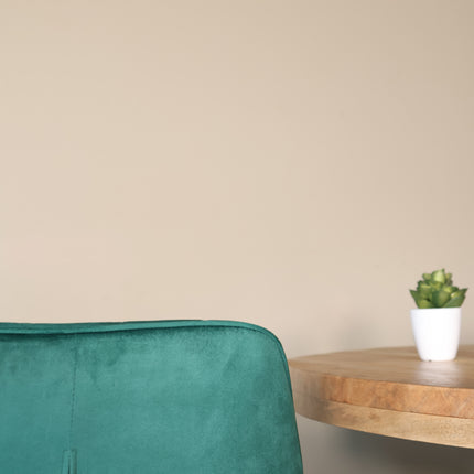SET DEAL 6 stuks: Eetkamerstoel groen velvet Yurgan