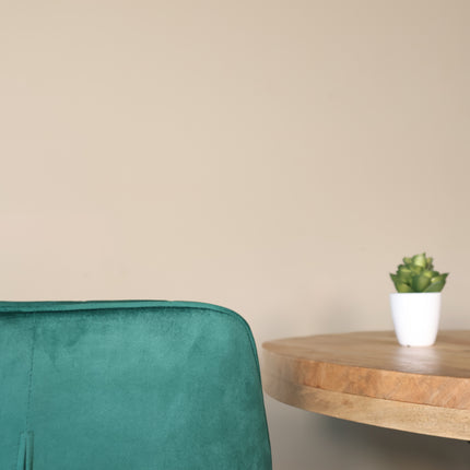 SET DEAL 6 stuks: Eetkamerstoel groen velvet Yurgan