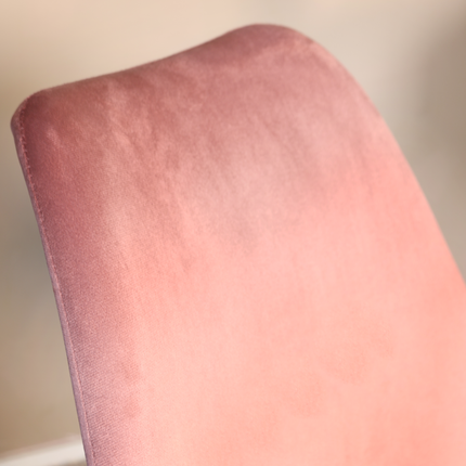 SET DEAL 4: Eetkamerstoel Viga oud roze velvet