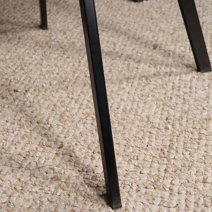 SET DEAL 6 stuks: Eetkamerstoel donkergroen kunstleder Yurgan