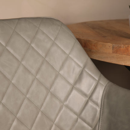 Eetkamerstoel donkergroen kunstleder Yurgan