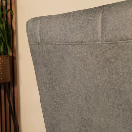 SET DEAL: 6 stuks Eetkamerstoel antraciet microvezel Forest