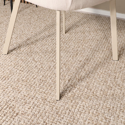 SET DEAL: 6 stuks Eetkamerstoel beige stof Maris