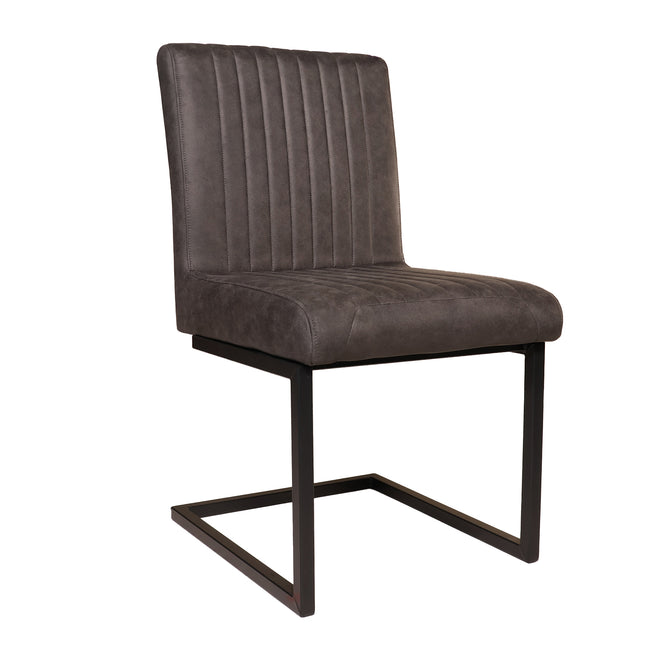 SET DEAL: 6 stuks Eetkamerstoel Chester zwart microvezel