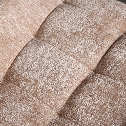 SET DEAL: 4 Eetkamerstoelen taupe chenille de Vince