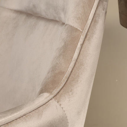 SET DEAL 6 stuks: Eetkamerstoel draaibaar Montana taupe velvet