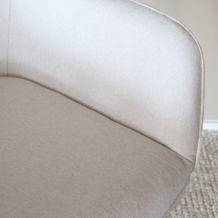 Eetkamerstoel beige stof Maris