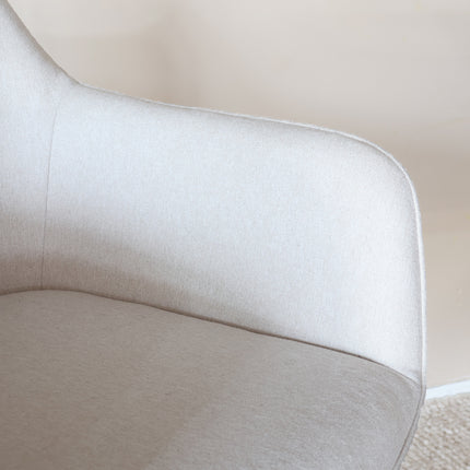 SET DEAL: 4 stuks Eetkamerstoel beige stof Maris