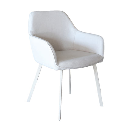 SET DEAL: 4 stuks Eetkamerstoel beige stof Maris