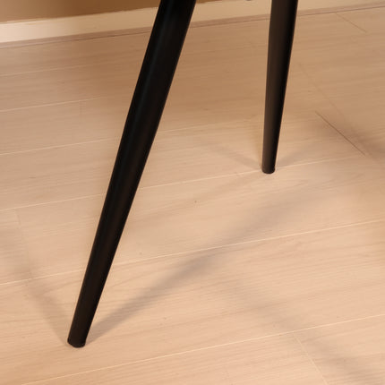 Eetkamerstoel roze velvet Darcio