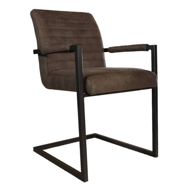 SET DEAL 4 stuks: Eetkamerstoel zwart microvezel Noor