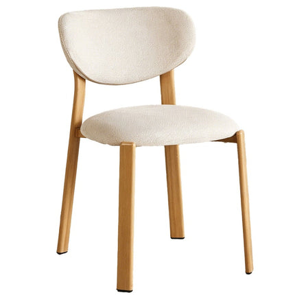 Eetkamerstoel Japandi beige Benja lichtbruin
