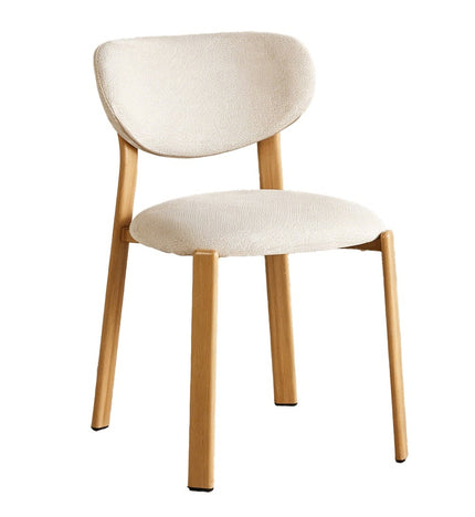 Eetkamerstoel Japandi beige Benja lichtbruin
