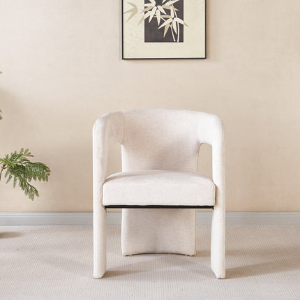 Eetkamerstoel Japandi beige Elias