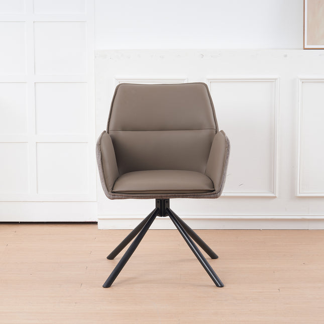 SET DEAL: 4 stuks Eetkamerstoel draaibaar bruin Emily