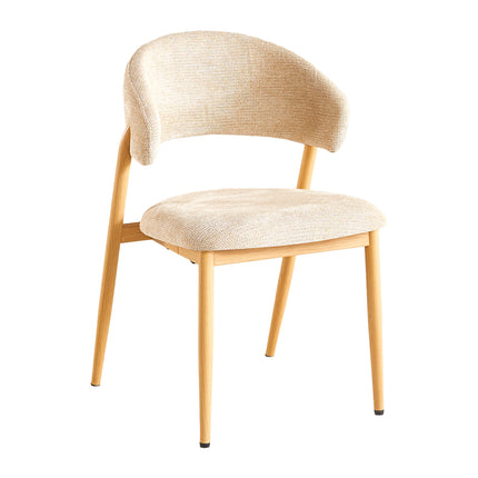 Eetkamerstoel Japandi bruin Fabian lichtbruin