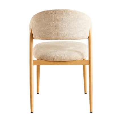 Eetkamerstoel Japandi bruin Fabian lichtbruin