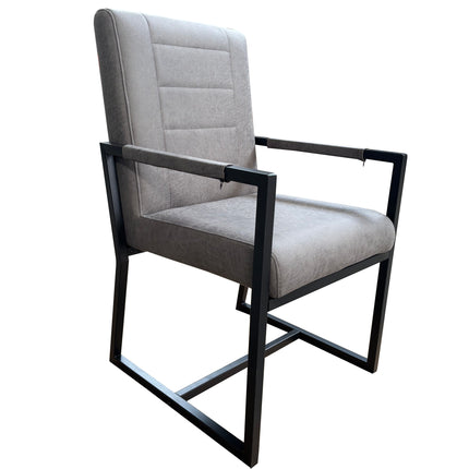SET DEAL: 4 stuks Eetkamerstoel antraciet microvezel Forest