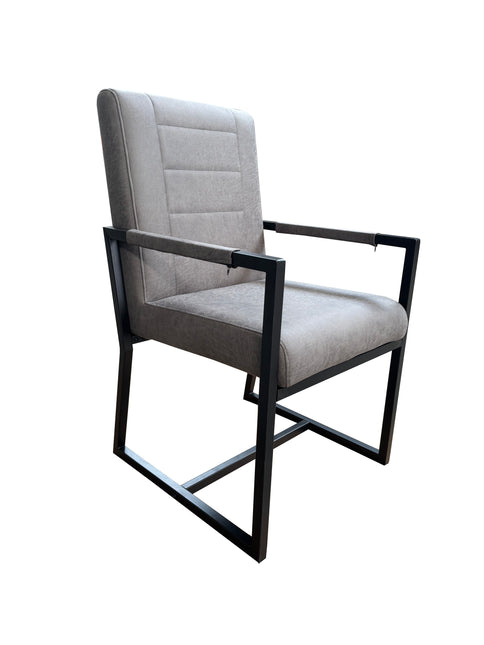 SET DEAL: 6 stuks Eetkamerstoel antraciet microvezel Forest