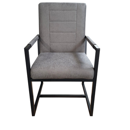 SET DEAL: 6 stuks Eetkamerstoel antraciet microvezel Forest