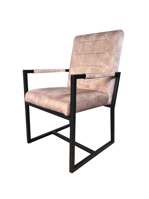 SET DEAL: 6 stuks Eetkamerstoel beige velvet Forest