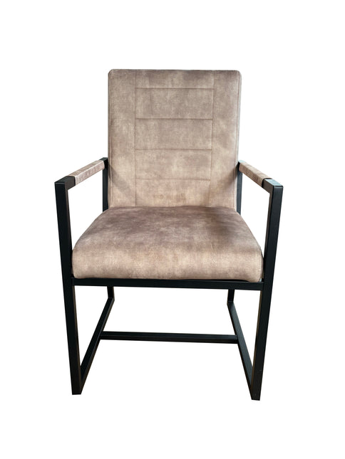 SET DEAL: 6 stuks Eetkamerstoel beige velvet Forest