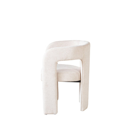 Eetkamerstoel Japandi beige Elias