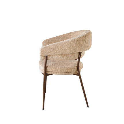 SET DEAL: 6 stuks Eetkamerstoel Japandi bruin Julian walnoot