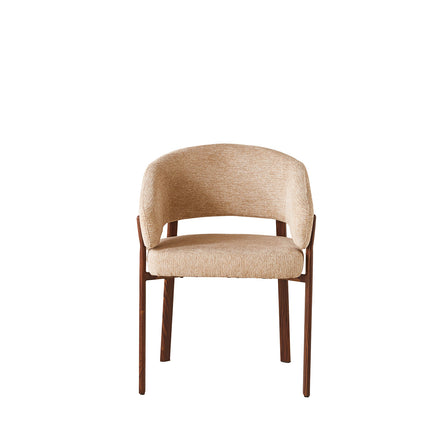 SET DEAL 4 stuks: Eetkamerstoel Japandi bruin Louis walnoot